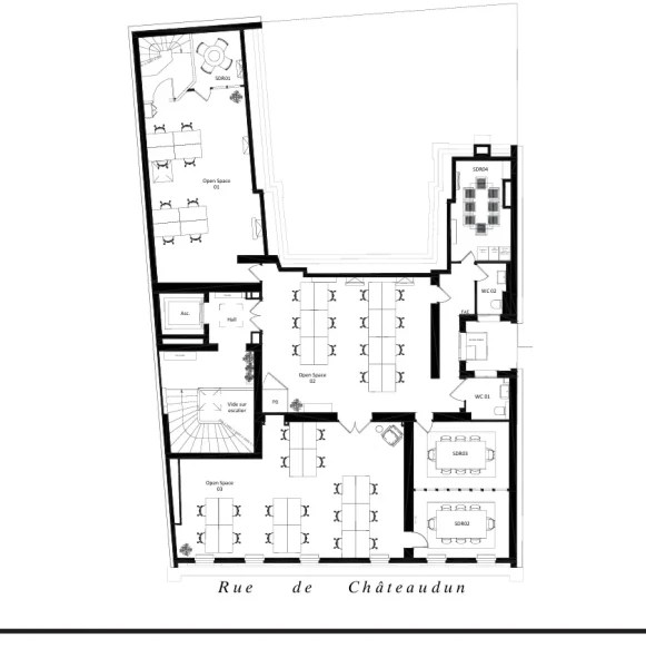Espace indépendant 200 m² 40 postes Location bureau Rue de Châteaudun Paris 75009 - photo 3