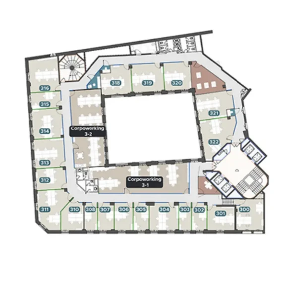 Bureau privé 24 m² 10 postes Location bureau Boulevard Haussmann Paris 75008 - photo 4