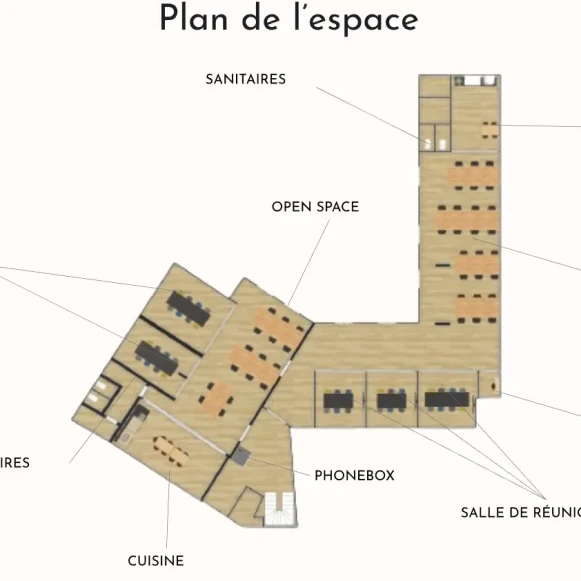 Open Space  4 postes Location bureau Rue du Sergent Bauchat Paris 75012 - photo 3