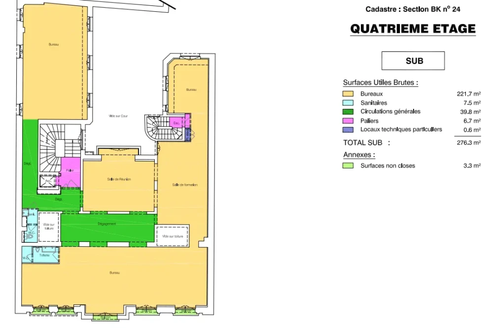 Espace indépendant - 75008 - 231 postes - 184800€