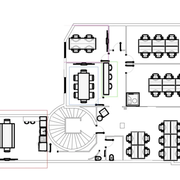 Espace indépendant 150 m² 22 postes Location bureau Rue Saint-Lazare Paris 75008 - photo 3