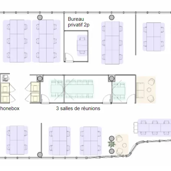 Bureau privé 10 m² 1 poste Coworking Boulevard Romain Rolland Paris 75014 - photo 14