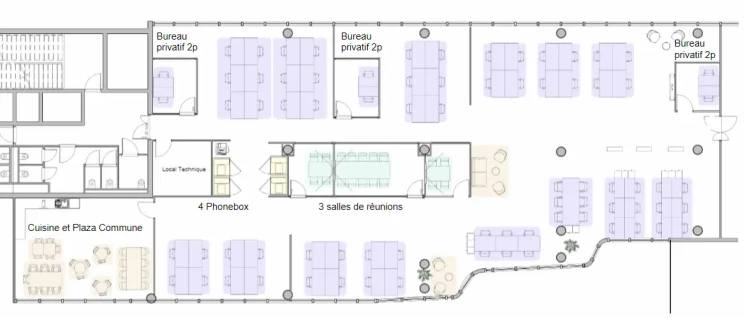 Bureau privé - 75014 - 1 poste - 300€