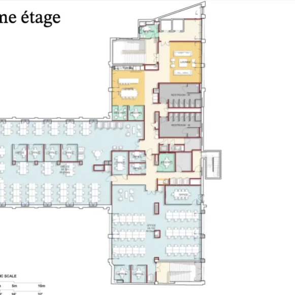 Espace indépendant 1 092 m² 146 postes Location bureau Rue de Navarin Paris 75009 - photo 4