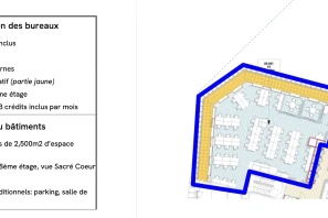 Bureau privé - 75009 - 54 postes - 50070€