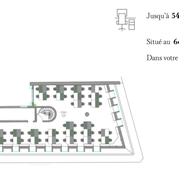 Espace indépendant 260 m² 54 postes Location bureau Rue de Choiseul Paris 75002 - photo 3