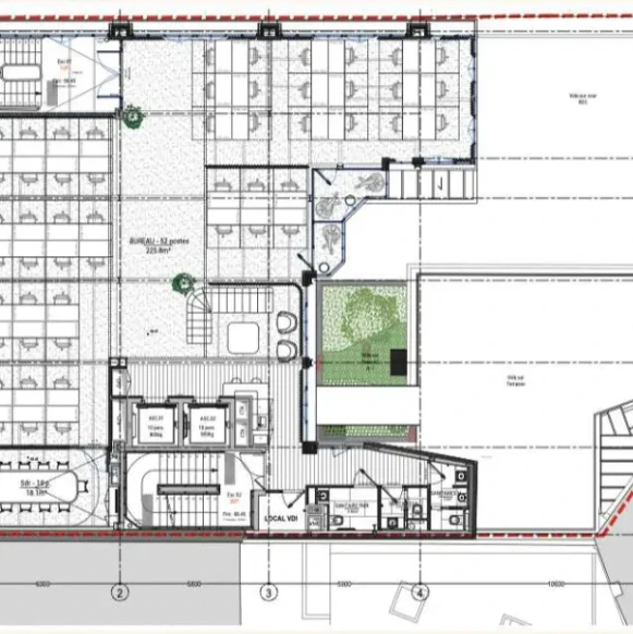 Espace indépendant 245 m² 52 postes Location bureau Rue Joseph de Maistre Paris 75018 - photo 4