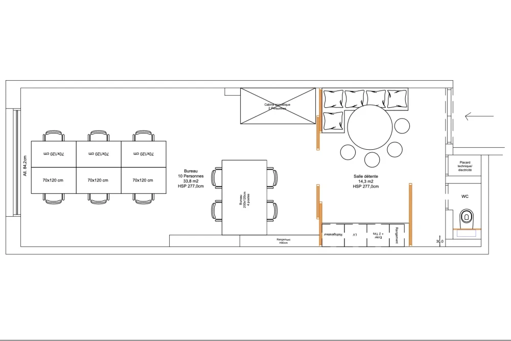 Espace indépendant - 75008 - 10 postes - 6000€