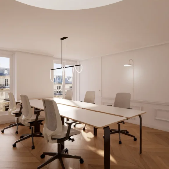 Espace indépendant 95 m² 12 postes Coworking Rue de la Bienfaisance Paris 75008 - photo 1