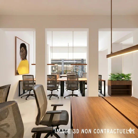 Bureau privé 706 m² 126 postes Location bureau Rue d'Aboukir Paris 75002 - photo 5