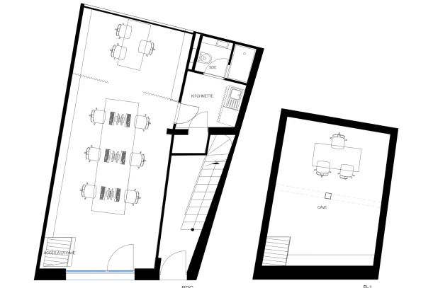 Open Space - 33800 - 6 postes - 250€