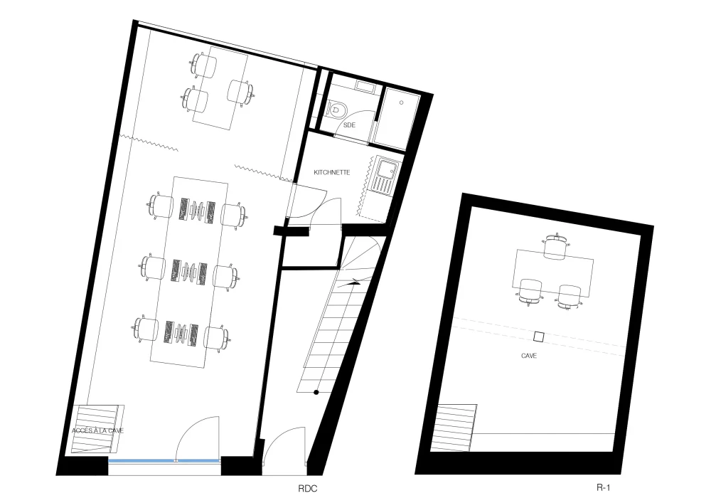 Open Space - 33800 - 6 postes - 250€