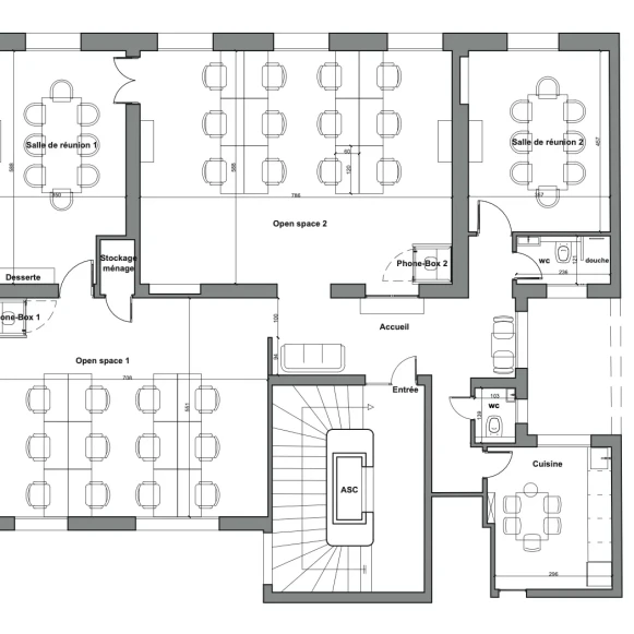 Espace indépendant 147 m² 24 postes Location bureau Rue de Châteaudun Paris 75009 - photo 6