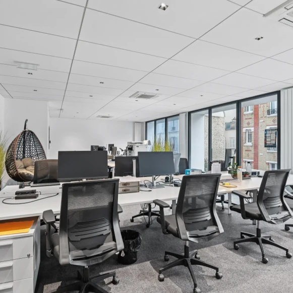 Espace indépendant 190 m² 30 postes Location bureau Rue Louis Rouquier Levallois-Perret 92300 - photo 4