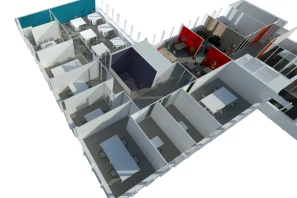 Bureau privé - 44800 - 6 postes - 900€