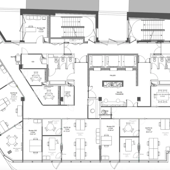 Bureau privé 79 m² 11 postes Coworking Rue de Courcelles Paris 75008 - photo 9