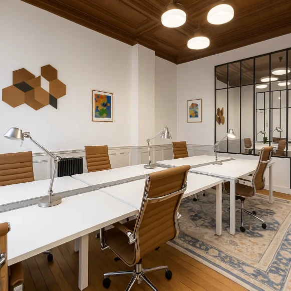 Bureau privé 50 m² 10 postes Location bureau Rue Martel Paris 75010 - photo 2