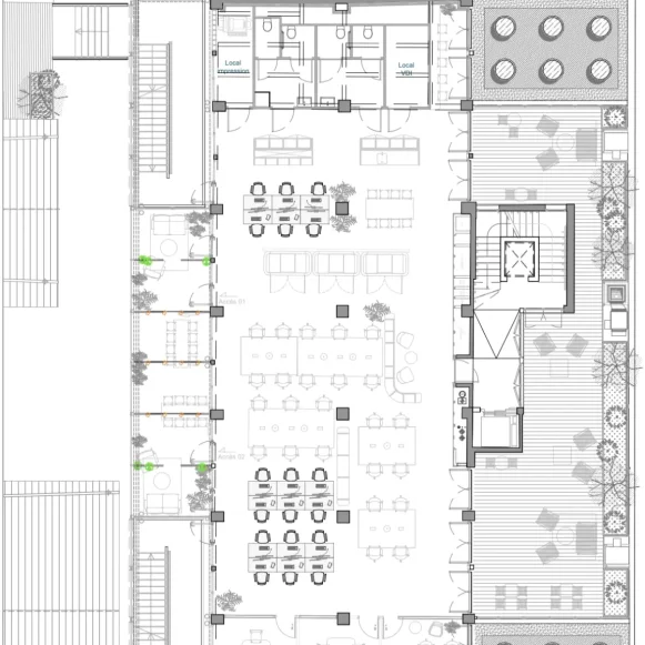 Bureau privé 360 m² 46 postes Coworking Rue La Fayette Paris 75010 - photo 10
