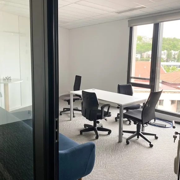 Bureau privé 18 m² 4 postes Coworking Rue Laure Diebold Lyon 69009 - photo 4