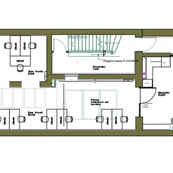 Bureau privé 114 m² 17 postes Coworking Rue Jacquemars Giélée Lille 59800 - photo 6