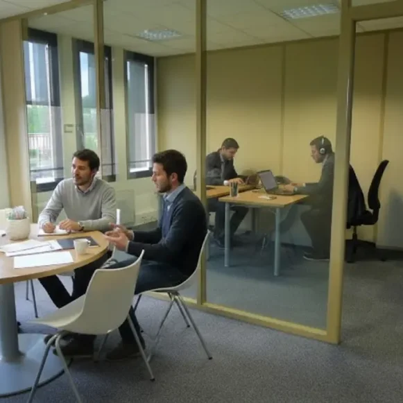 Bureau privé 40 m² 5 postes Location bureau Rue de la Découverte Labège 31670 - photo 6
