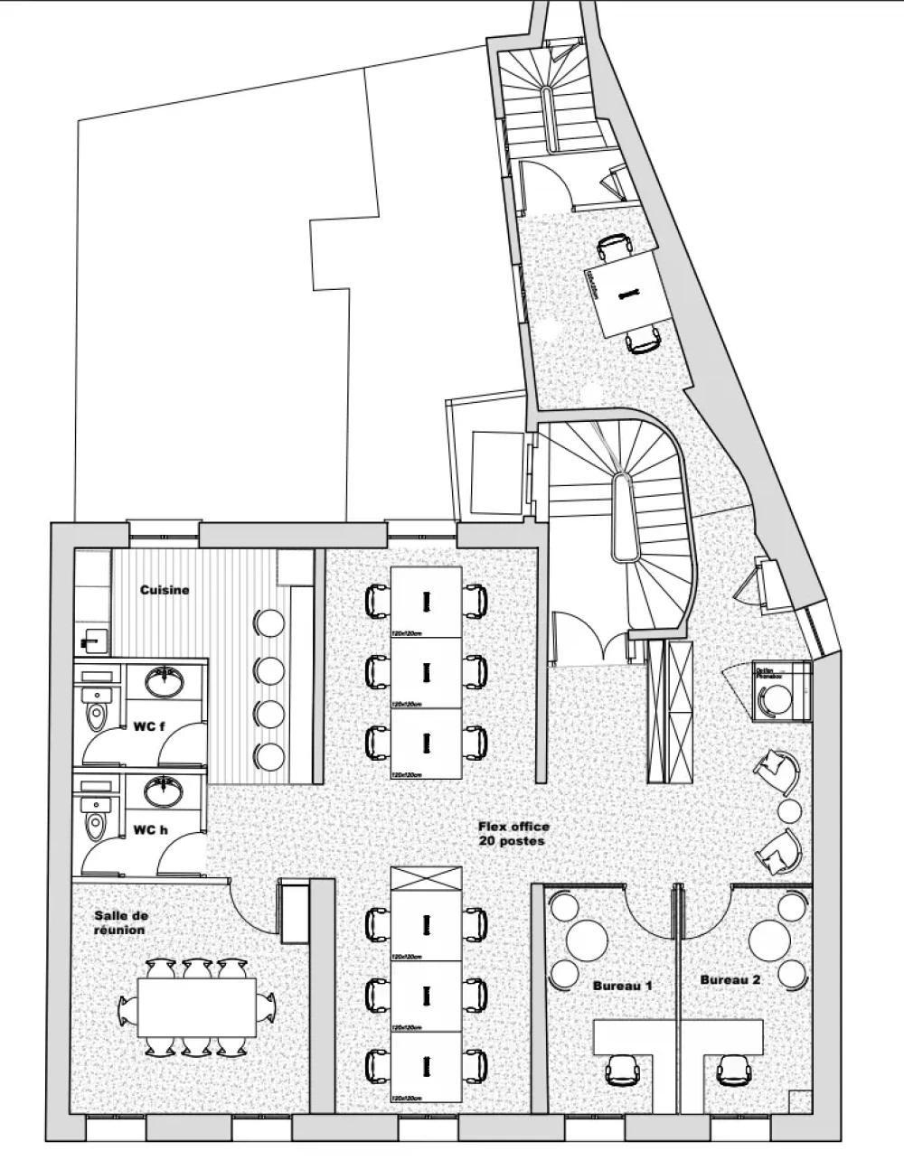 Espace indépendant - 75008 - 20 postes - 14500€