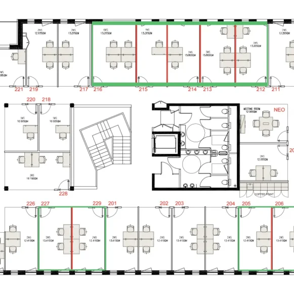 Bureau privé 10 m² 3 postes Location bureau Rue Denis Papin Villeneuve-d'Ascq 59650 - photo 13