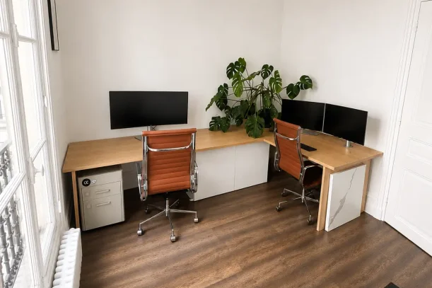 Bureau privé - 75003 - 2 postes - 750€