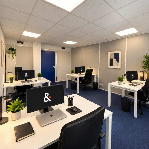 Bureau privé 20 m² 5 postes Coworking Voie de la Courtine Noisy-le-Grand 93160 - photo 3