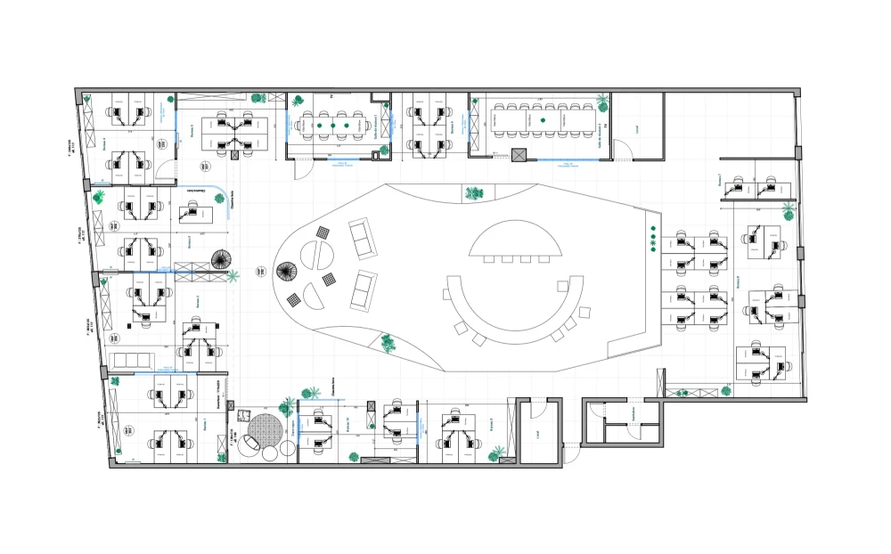 Open Space - 33000 - 10 postes - 250€