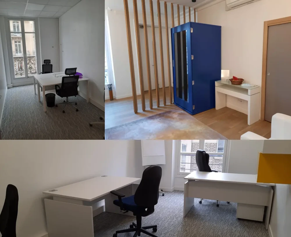 Bureau privé - 75008 - 6 postes - 3000€