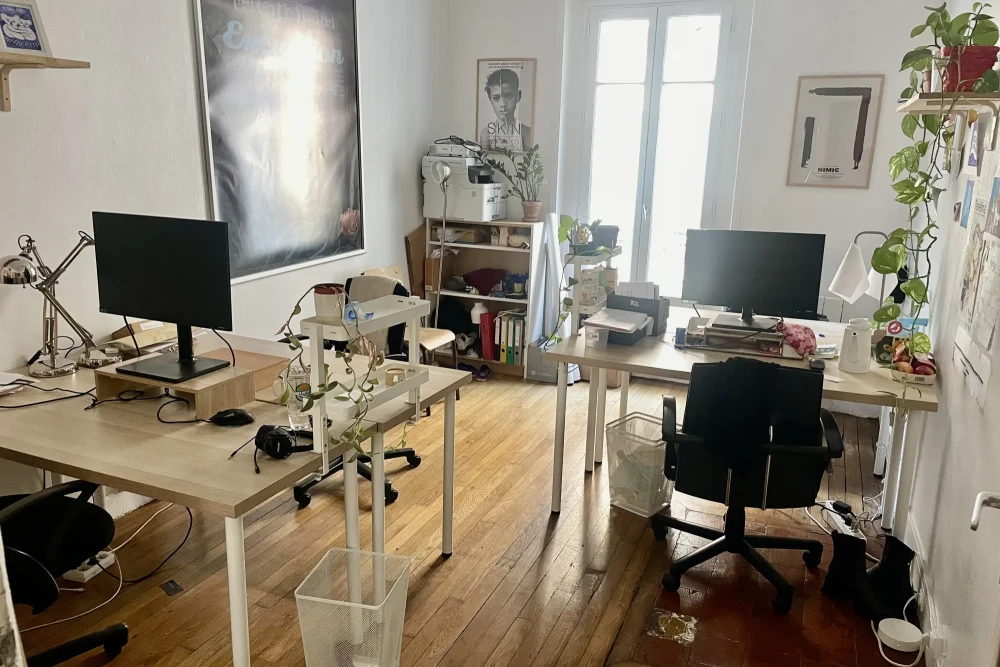 Bureau privé - 75019 - 4 postes - 1200€