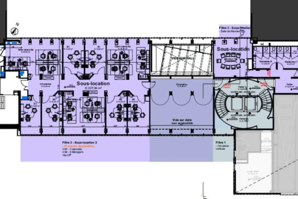 Bureau privé - 75008 - 30 postes - 48000€