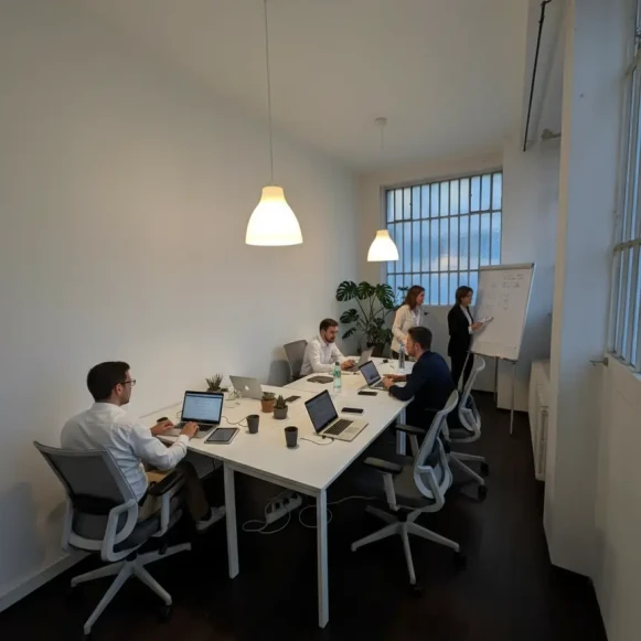 Bureau privé 20 m² 6 postes Coworking Rue Saint-André Rhône 69007 - photo 1