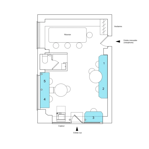 Espace indépendant 36 m² 7 postes Location bureau Rue Jacques Louvel-Tessier Paris 75010 - photo 6