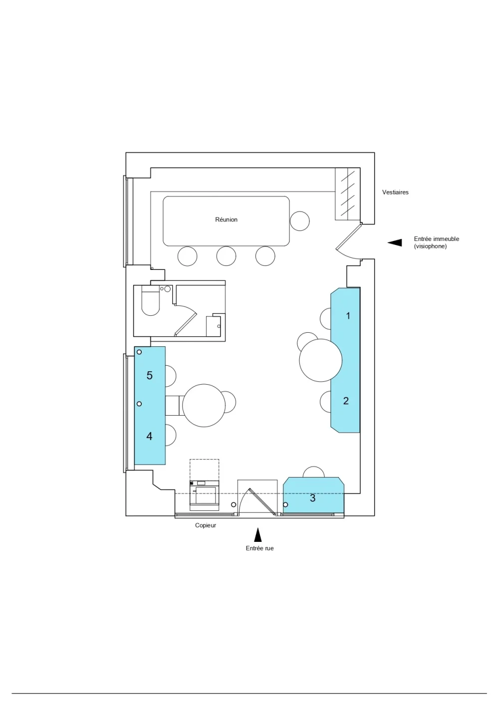 Espace indépendant - 75010 - 7 postes - 2420€