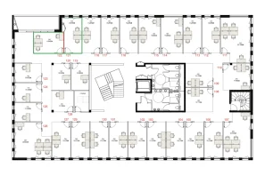 Bureau privé - 59650 - 3 postes - 831€