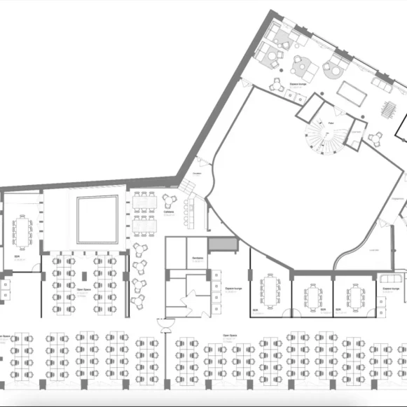 Espace indépendant 20 m² 4 postes Location bureau Rue Feydeau Paris 75002 - photo 3