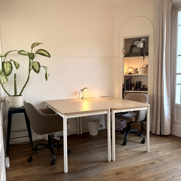 Bureau privé 10 m² 3 postes Location bureau Rue de Nantes Paris 75019 - photo 3