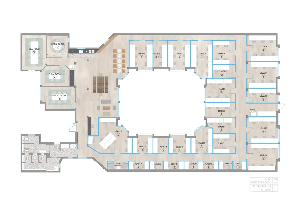 Espace indépendant - 75016 - 105 postes - 55000€