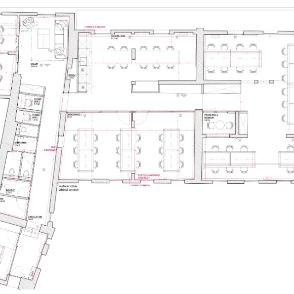 Espace indépendant 300 m² 48 postes Location bureau Boulevard de Sébastopol Paris 75001 - photo 3