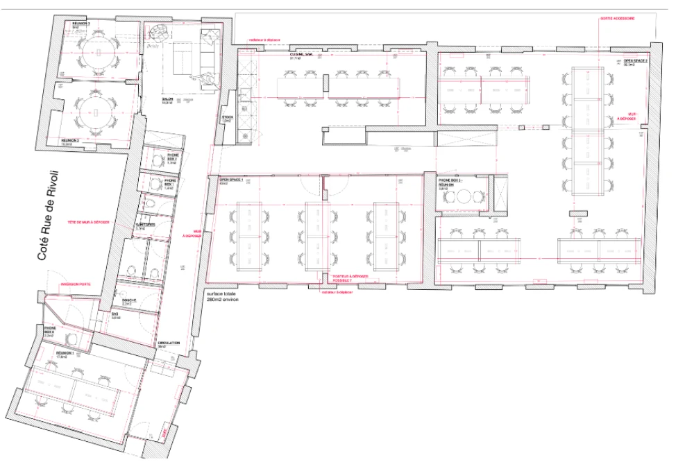 Espace indépendant - 75001 - 48 postes - 30000€