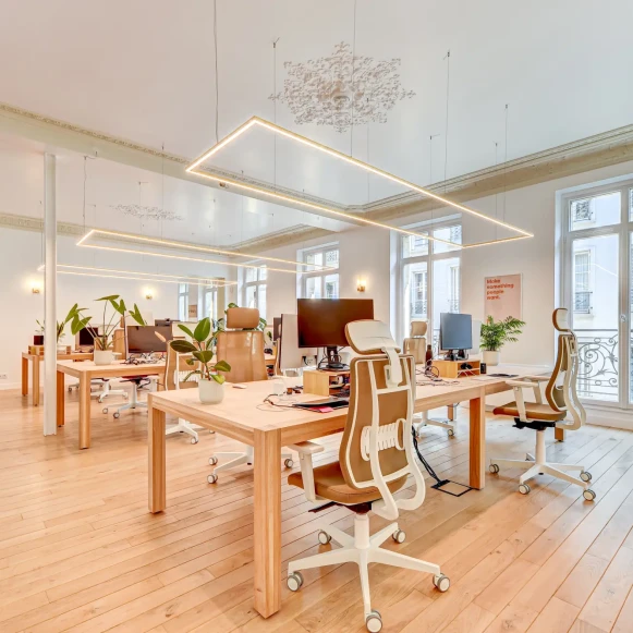 Espace indépendant 165 m² 32 postes Location bureau Rue La Fayette Paris 75009 - photo 1