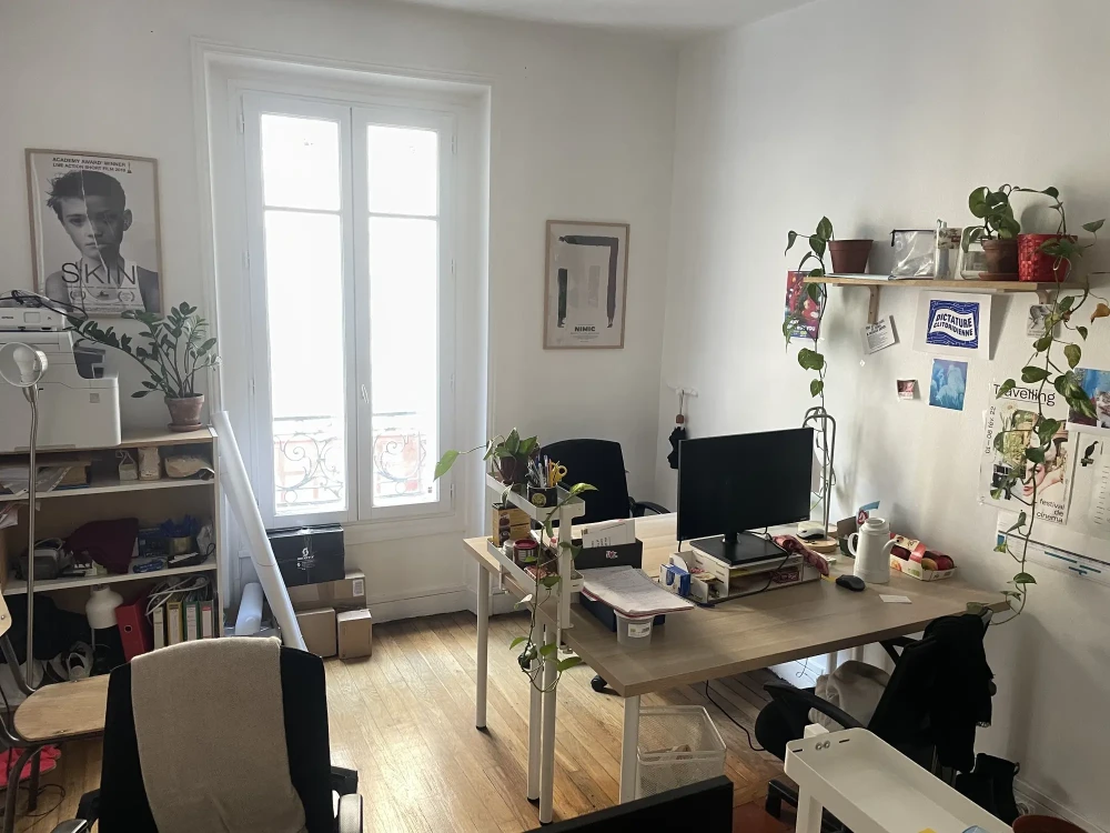 Bureau privé - 75019 - 4 postes - 1200€