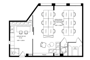 Espace indépendant - 75008 - 12 postes - 7920€