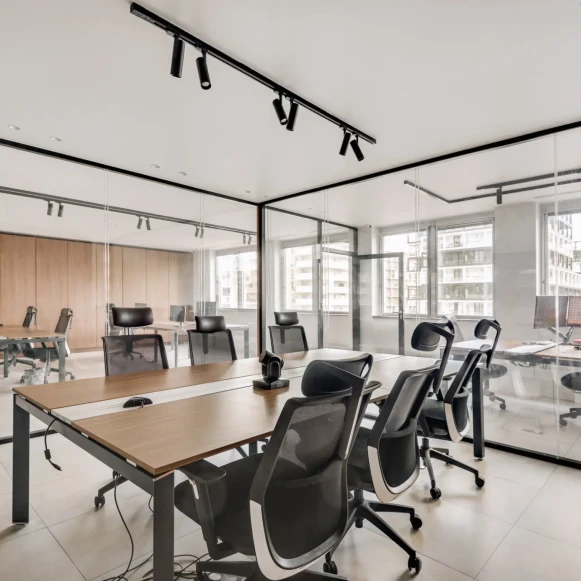 Bureau privé 92 m² 14 postes Location bureau Avenue Laurent Cély Asnières-sur-Seine 92600 - photo 1