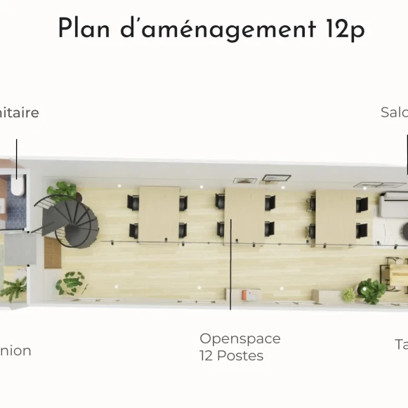 Espace indépendant 70 m² 12 postes Location bureau Rue de Turbigo Paris 75002 - photo 5