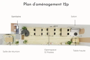 Espace indépendant - 75002 - 12 postes - 5900€