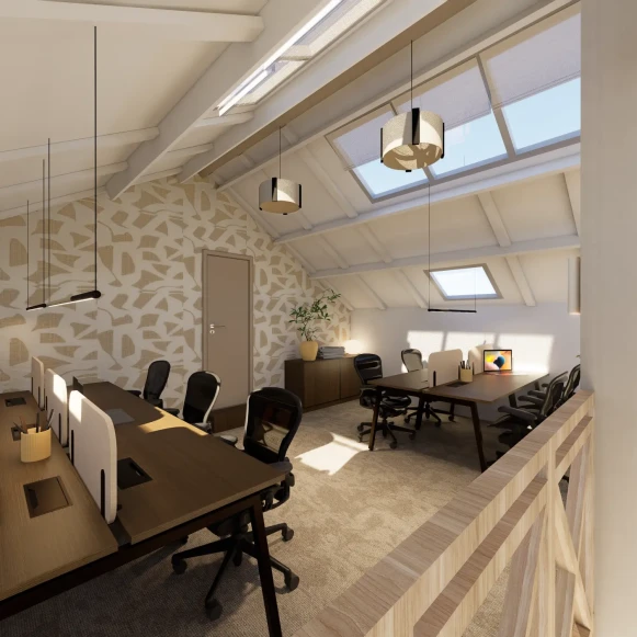 Espace indépendant 160 m² 26 postes Location bureau Rue Nollet Paris 75017 - photo 3