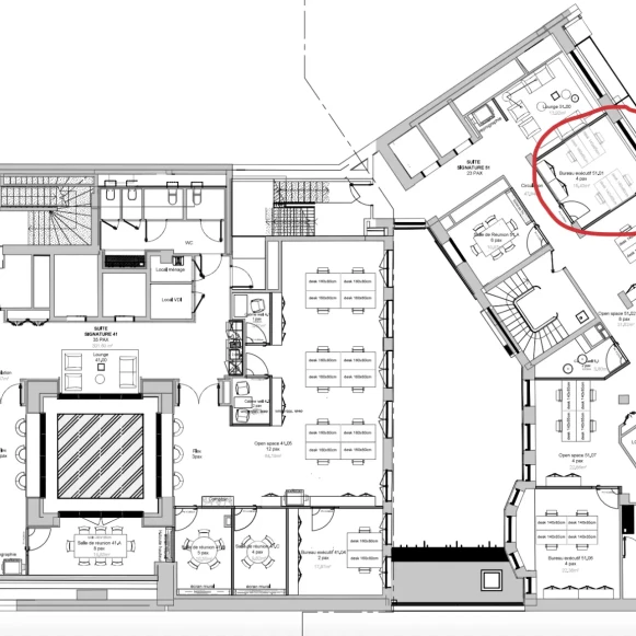 Bureau privé 15 m² 4 postes Location bureau Avenue de Messine Paris 75008 - photo 1